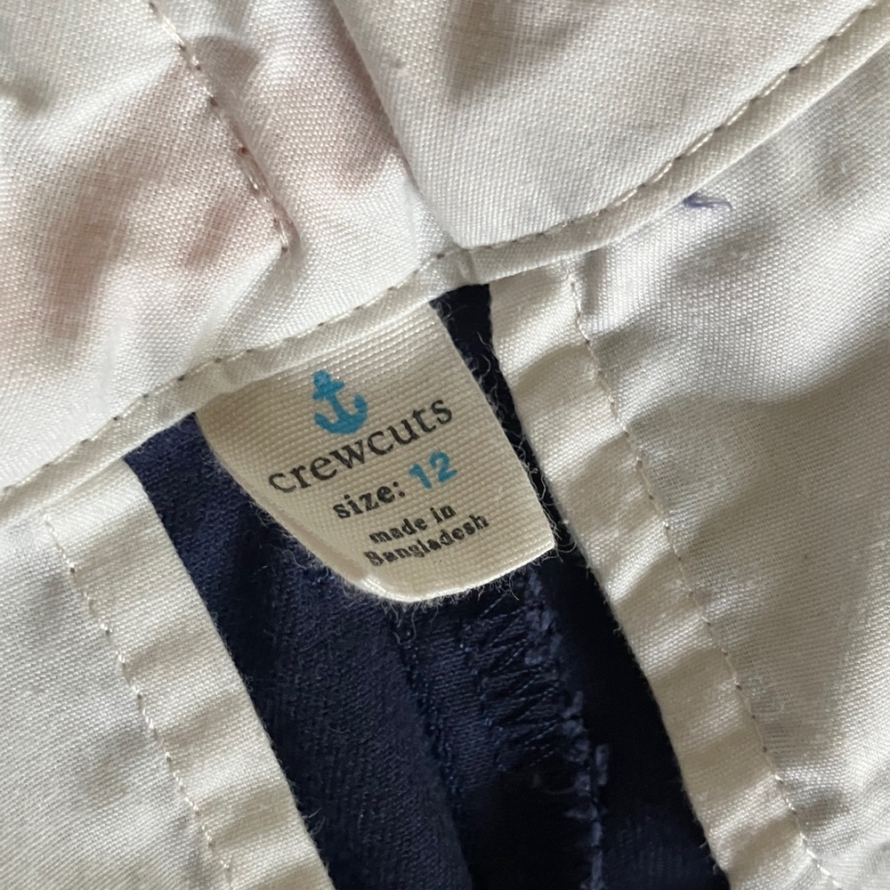 Boys Size 12 Crewcuts Classic Navy Short - Picture 2 of 4